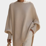 Małgorzata - Luksusowy ponczo oversize