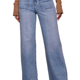SZEROKIE JEANSY W STYLU CHIC