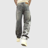 Spodnie jeansowe Jacquard