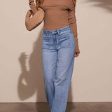 SZEROKIE JEANSY W STYLU CHIC