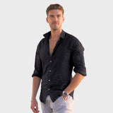 Leonardo - Koszula Lniania Casual