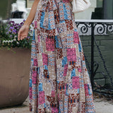 Boho wysokie spodnie