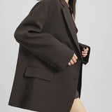 Sofia | Oversized Blazer Doppiopetto "Moc Działania Ziemi"