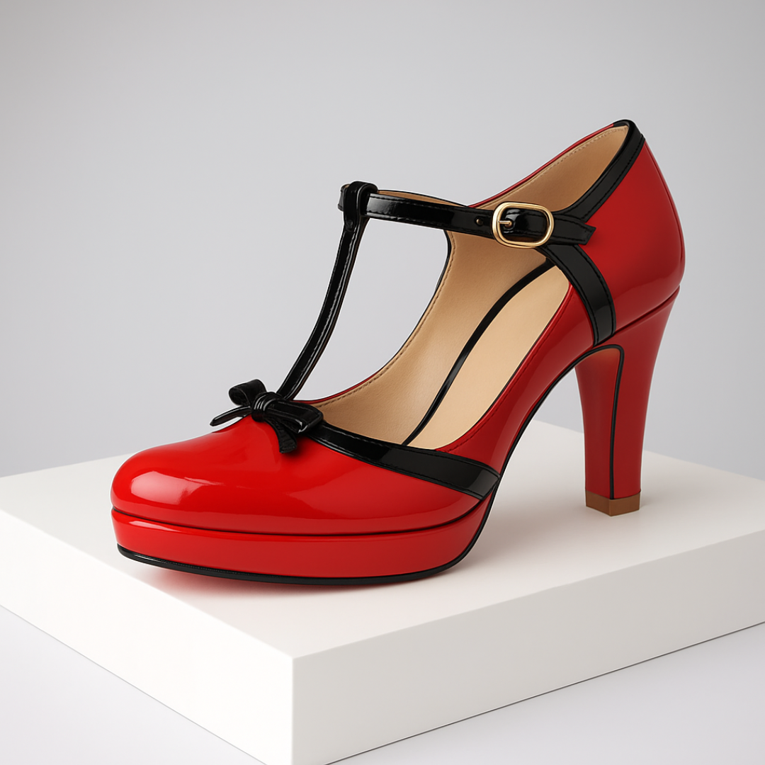 Vivienne - Obcasy T-Strap