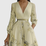 Zuzanna - Elegancka Maxi Sukienka z Faldami