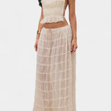 Eugenie | Zestaw Top Plisowany