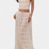 Eugenie | Zestaw Top Plisowany