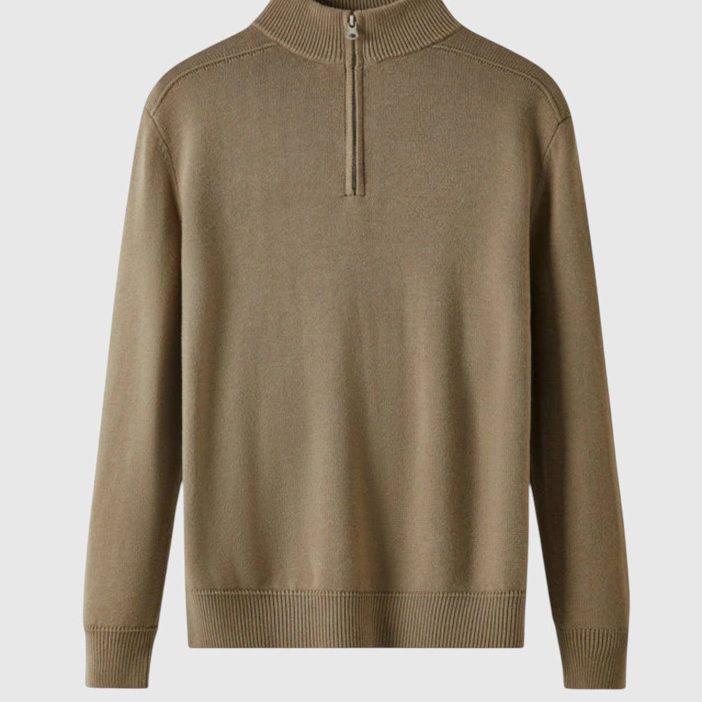 Libuše - Sweter z zamkiem z wełny merino Capri