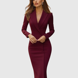 Violetta - Elegancka Midi Sukienka