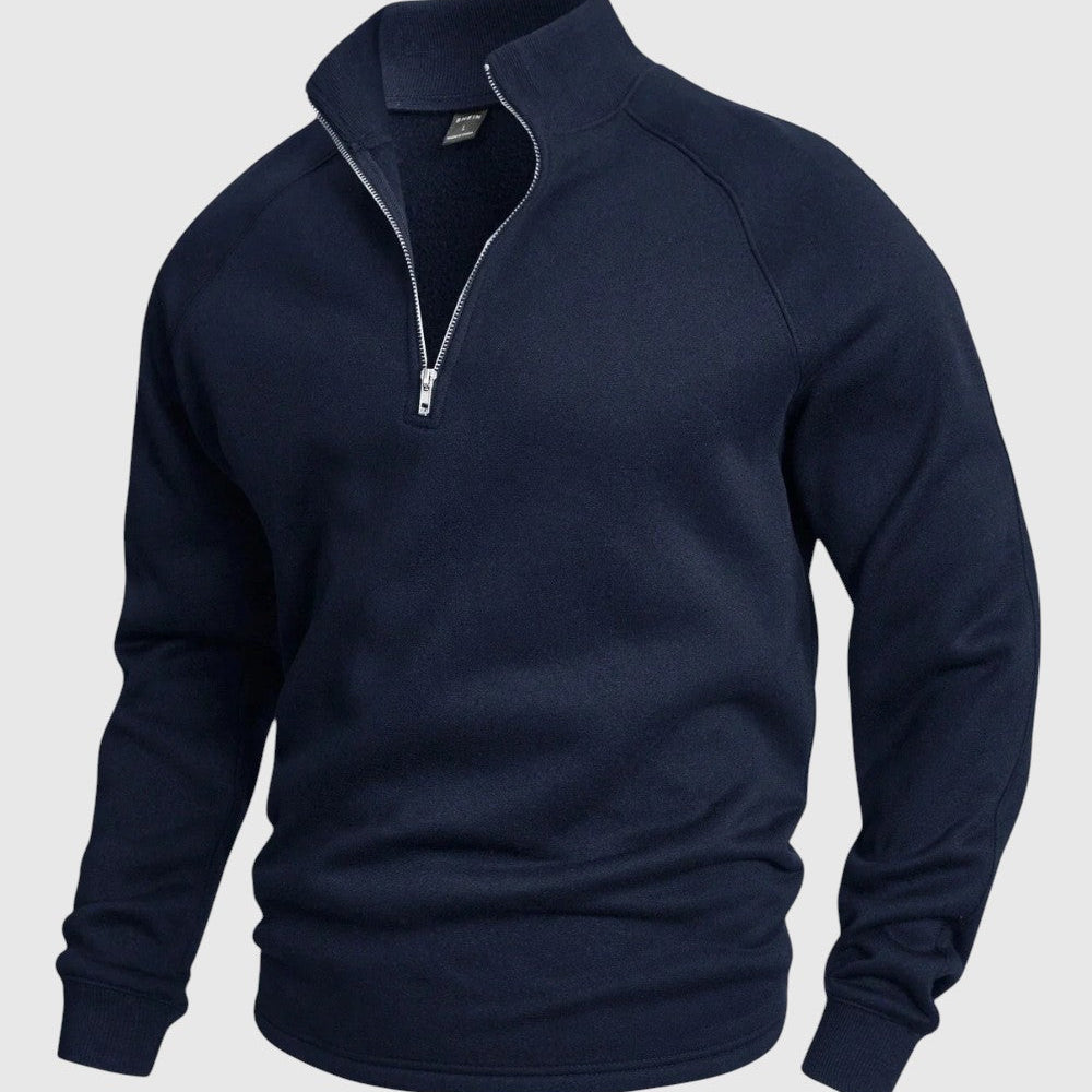 Libuše - Premium sweter z polo zamkiem