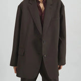 Sofia | Oversized Blazer Doppiopetto "Moc Działania Ziemi"