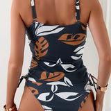 Cleo - Bikini w tropikalny wzór liści