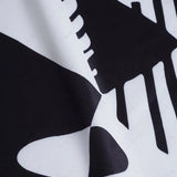 Basilisa Zestaw z Szerokimi Nogawkami z Grafitowym Wzorem