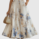 Amelia – Elegancka Plisowana Sukienka Maxi