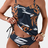 Cleo - Bikini w tropikalny wzór liści