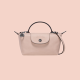 MINI TOREBKA SKÓRZANA LONGCHAMP | RÓŻOWA
