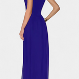 Nadia Mono Elegante bez Rękawów z Przezroczystym Przodem