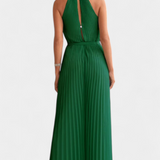Patrizia Mono Palazzo Plisowany z Dekoltem Halter