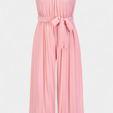 Patrizia Mono Palazzo Plisowany z Dekoltem Halter