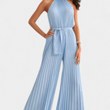 Patrizia Mono Palazzo Plisowany z Dekoltem Halter