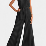 Patrizia Mono Palazzo Plisowany z Dekoltem Halter