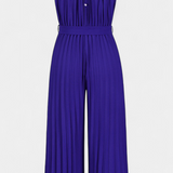 Patrizia Mono Palazzo Plisowany z Dekoltem Halter