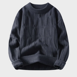 Premium Sweter z Wzorem Łamigłówki