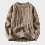 Premium Sweter z Wzorem Łamigłówki