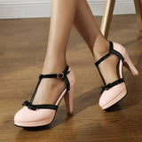 Vivienne - Obcasy T-Strap