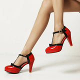 Vivienne - Obcasy T-Strap