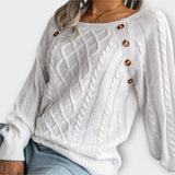 Maria – Sweter z Guzikam