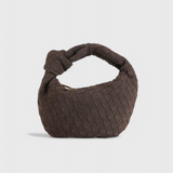 Mini Torebka Remi Woven z Detalem Węzła