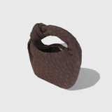 Mini Torebka Remi Woven z Detalem Węzła