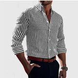 Koszula Overshirt Soft Blend - Paski