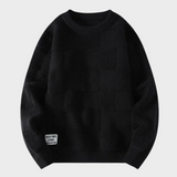 Unikalny Sweter w Kratę