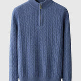 Libuše - Pleciona polokołnierzyk z kaszmiru Deneb