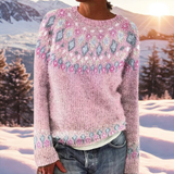 Arianna – Sweter z miękkiej dzianiny z tradycyjnym plecionym detalem na ramieniu