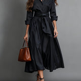 Kasia | Elegancka Sukienka Maxi z Detalem Wstążki
