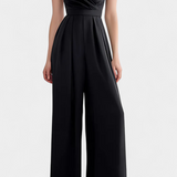 Romily Mono Sexy z Ramiączkami i Szeroką Nogawką Elegancki