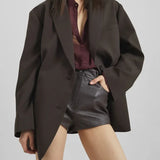 Sofia | Oversized Blazer Doppiopetto "Moc Działania Ziemi"