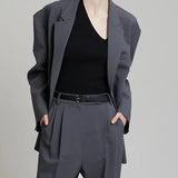 Sofia | Szary Oversize Blazer
