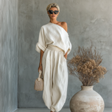 Natalia | Stylizacja z odkrytymi ramionami